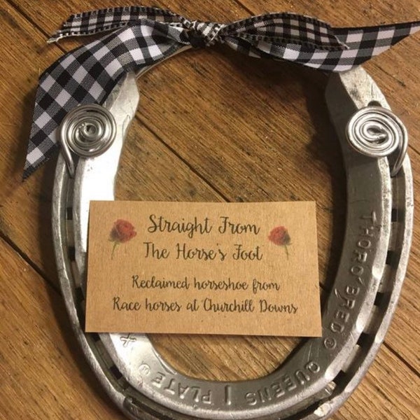 Reclaimed Horse Shoe from Churchill Downs