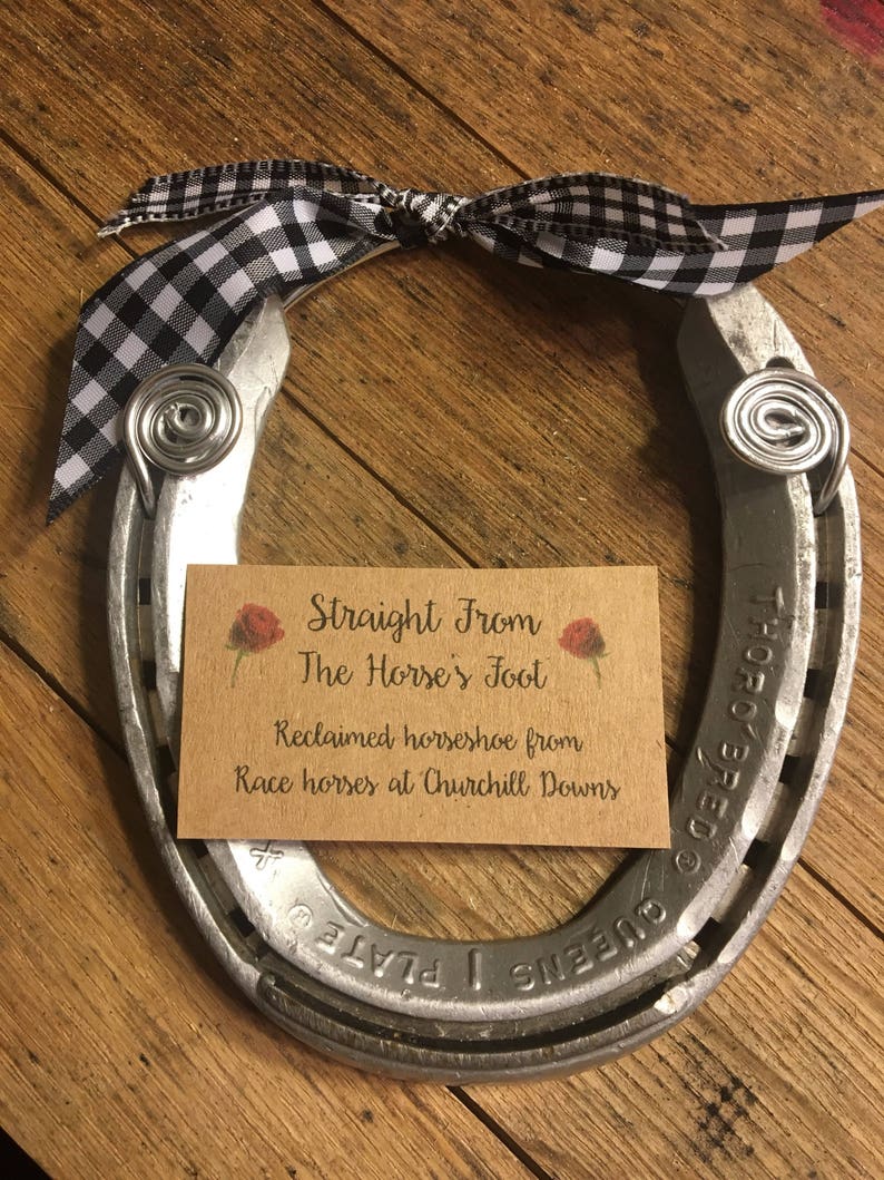 Reclaimed Horse Shoe from Churchill Downs bild 2