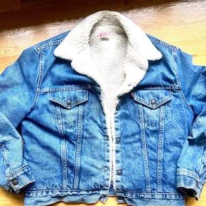 Vintage Levi’s Sherpa Denim Trucker Jacket