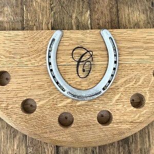 Bourbon Stopper Display With Horseshoe
