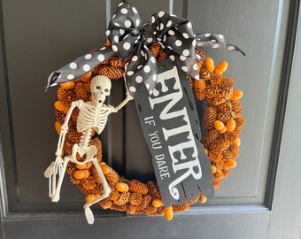 Skeleton Wreath Halloween