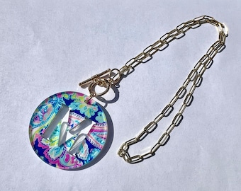 Lilly Inspired Monogram Necklace