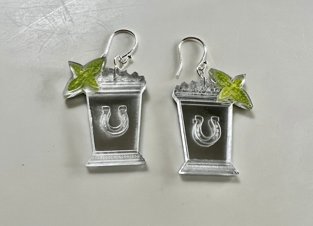 Mint Julep Earrings Etsy