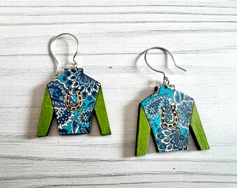 Jockey Silk Earrings