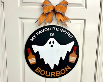 Ghost Door Hanger Bourbon Spirit