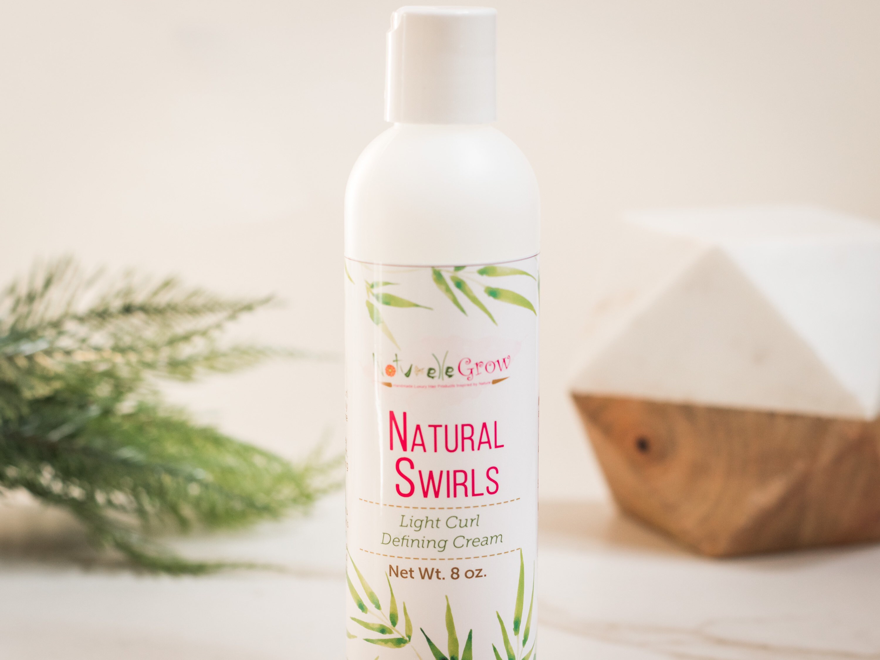 Curl Cream Natural Swirls with Coconut Oil and Emu Oil  Naturelle Gro…