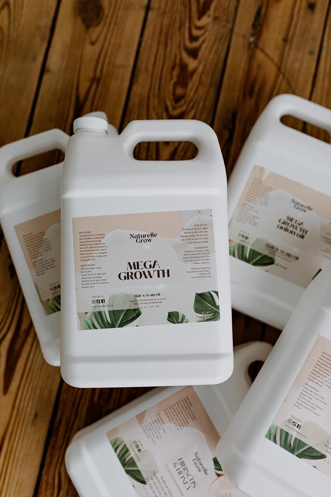 Mega Growth Sulfate free Shampoo - Private label wholesale white label Hair Care Products  Naturellegrow