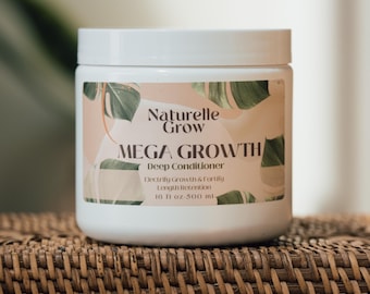 Natural Hair conditioner Mega Growth hair conditioner Chebe Conditoner hair growth damaged hair curly hair natural hair herbal conditioner