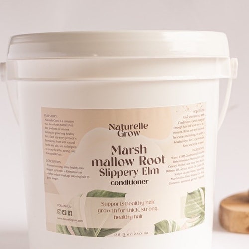 Marshmallow Root Slippery Elm Deep Conditioner Hair Growth Etsy