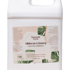 Hibiscus and Honey Leave In conditioner detangler private label wholesale haircare products
