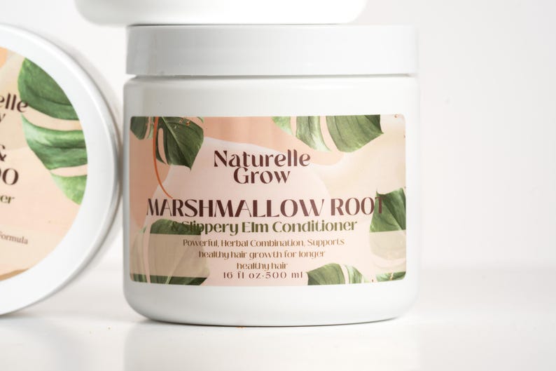 Marshmallow Root Deep Conditioner, Natural Hair Growth afbeelding 2