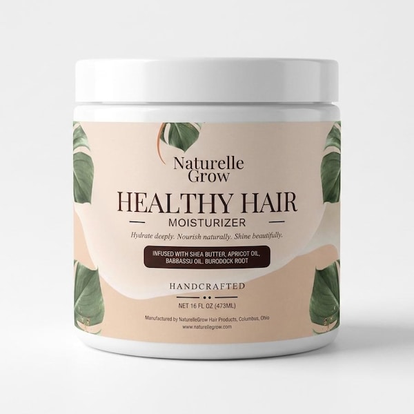 Crème capillaire hydratante pour des cheveux sains