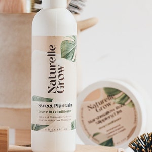Sweet Plantain Leave Inhair  conditioner hair detangler for hair growth