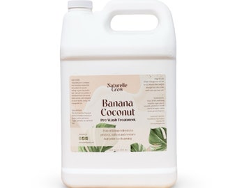 Banana Coconut Pre-Poo, Pre Shampoo Treatment  for dry hair -Private label white label Hair Care Products