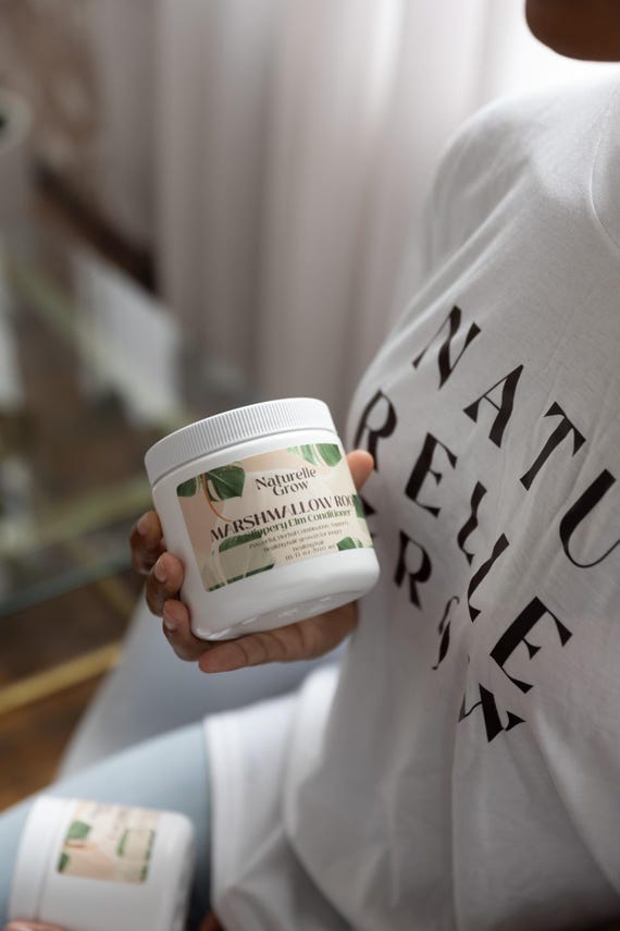 Marshmallow Root Deep Conditioner, Natural Hair Growth