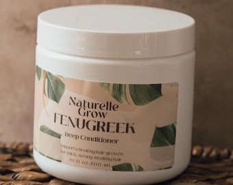 Fenugreek hair CONDITIONER, for HAIR Growth - Deep Conditioner - Moisturizing - Dandruff, Scalp herbal hair conditioner natural hair product