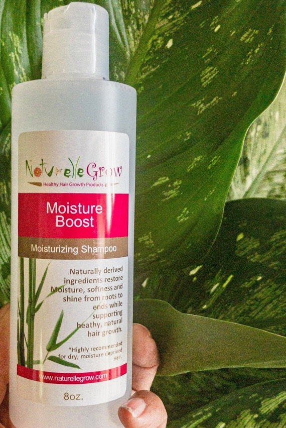 Moisture Boost Moisturizing Shampoo Naturellegrow Naturelle Etsy
