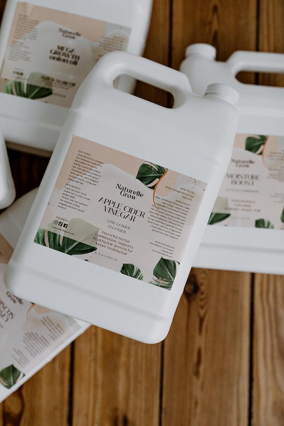 Apple Cider Vinegar  Sulfate free Shampoo for Private label Haircare wholesale hair products