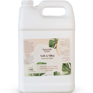 Soft and silky Leave in Hair Conditioner for private label or wholesale haircare products