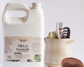 Mega Growth Sulfate free Shampoo - Private label wholesale white label Hair Care Products  Naturellegrow