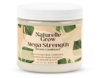 Mega Strength Deep conditioner for dry breaking hair NaturelleGrow