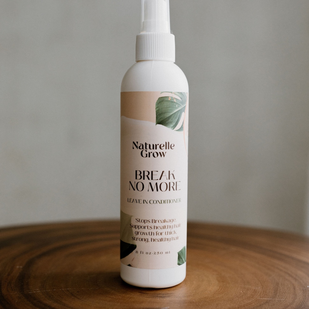 Break No More Hair Strengthening Spray Leave in Hair Conditioner Naturellegrow Etsy