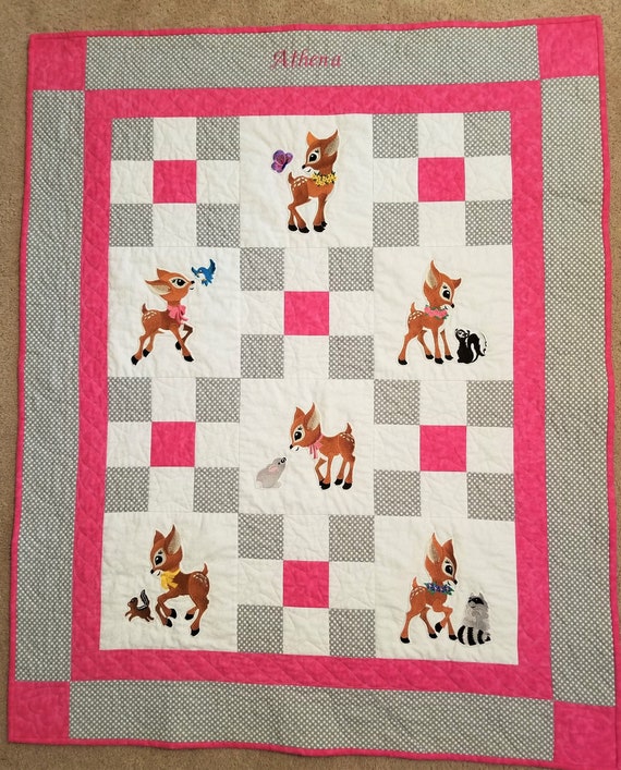 bambi baby blanket