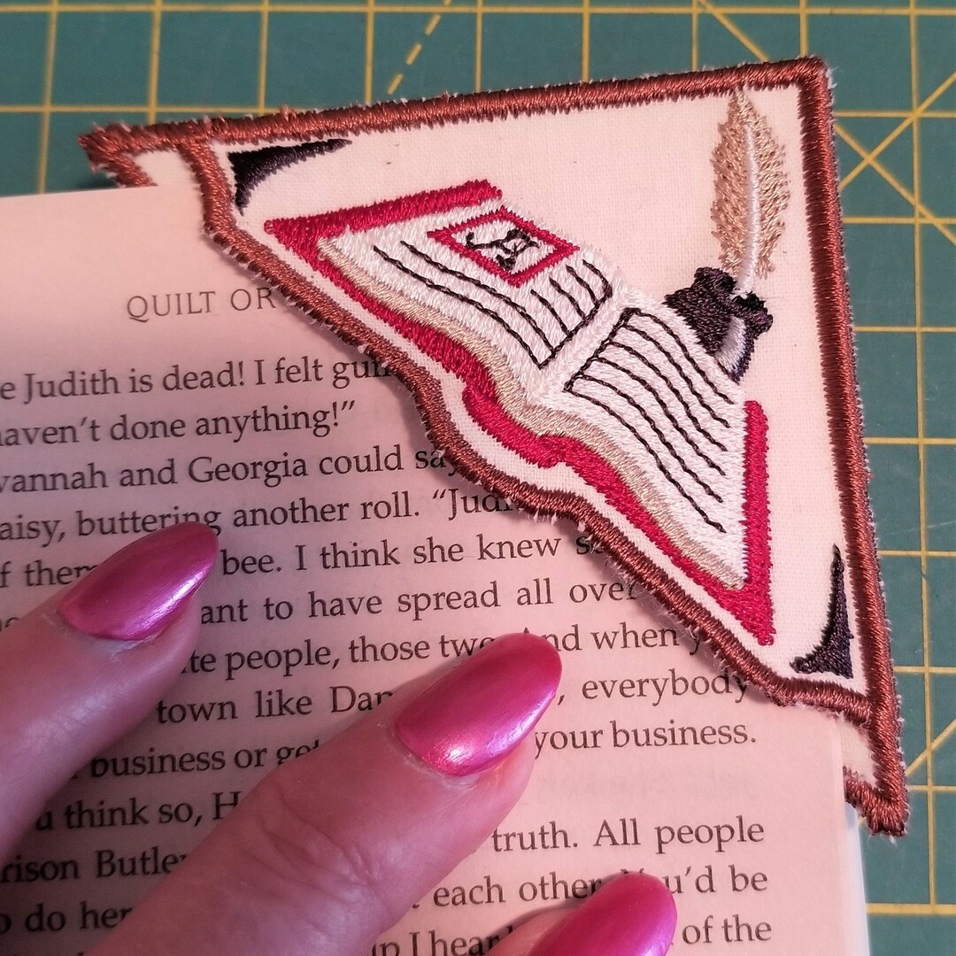 Personalized Corner Bookmark Writer's Etsy