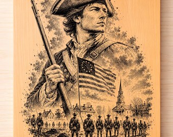 1776 Patriot SVG PNG, Amerikanische Revolutionäre Lasergravur, Gründerväter Kunst