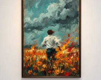 "In i den vilda elden" - Expressionistiskt figurtryck