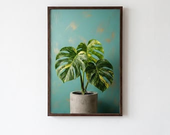 Trio Verde Monstera Botanical ArtPrint