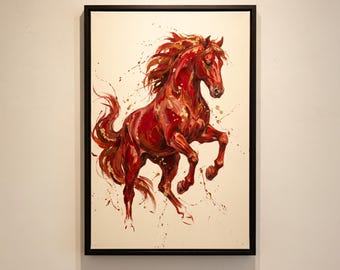 Crimson Majesty Horse