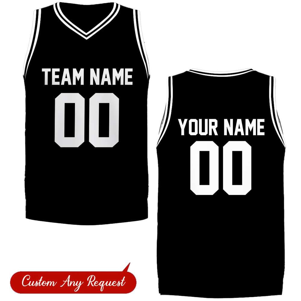 Personalized Basketball Jersey Team Name & Number, Custom Basketball