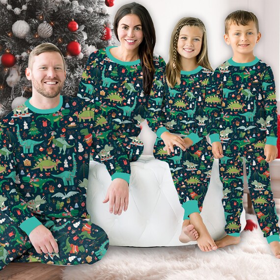 Matching dinosaur pajamas sale