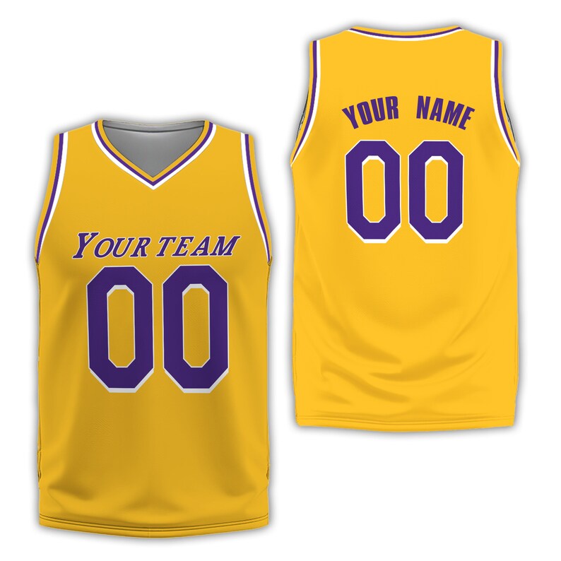 Custom Team Name & Number Basketball Jersey Personalized Etsy Canada