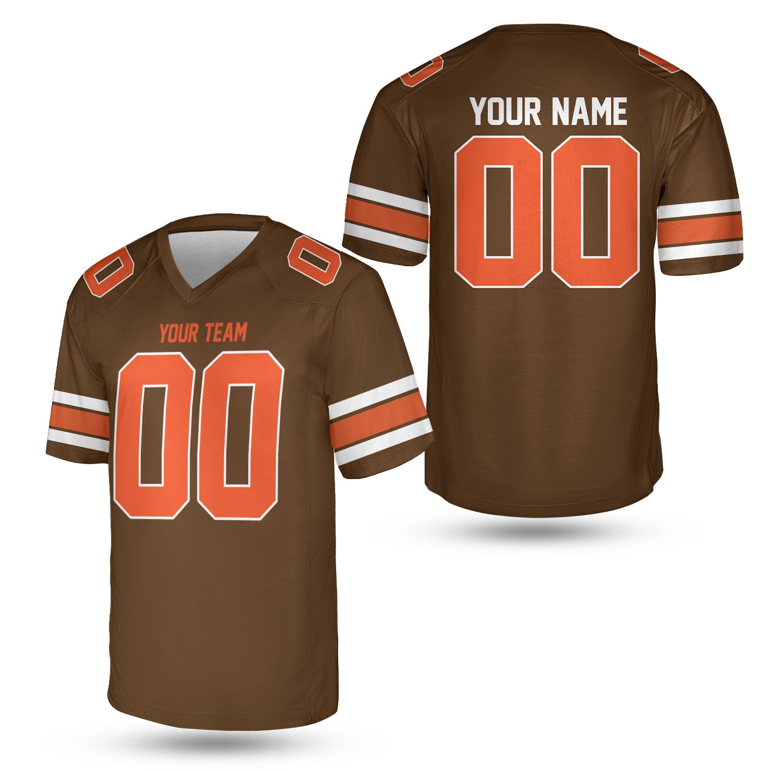 Custom US Football Jersey Color Personalization Football Team Etsy