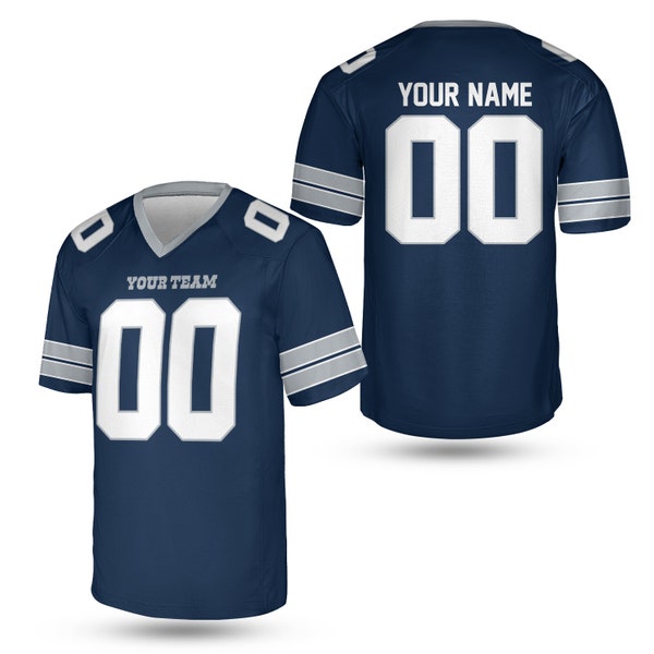 Custom US Football Jersey Color, Personalization Football Team Jersey, American Football Game Day Outfit For Football Fans, Sports Lovers