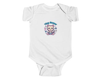 Kawaii Cat on Skateboard Infant Bodysuit | Cute Skate Kitty Graphic