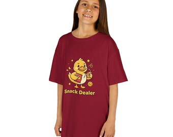 Smash Donut Kid Tee | Cute Donut Character, Yellow Mascot
