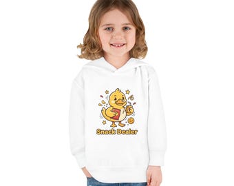 Snack Dealer duck toddler hoodie | kids pullover fleece