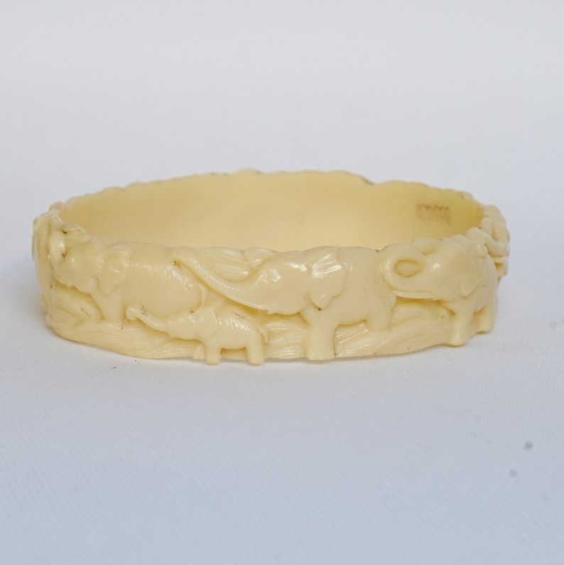 ELEPHANT BANGLE cute elephant pretty elephant bangle gift idea collectable celluloid elephant bangle celluloid bangle