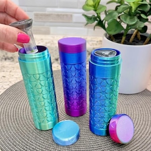 Single GLP1 Pen Storage for Travel or Fridge, Peptide Case fits Zepbound & Mounjaro Auto-Injectors, Single-Dose Pen Holder