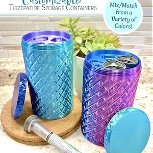 Zepbound, Mounjaro & Trulicity Pen Holder – GLP-1 Medication Organizer Case, Discreet Refrigerator Storage Container