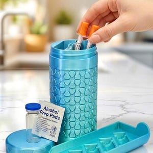 Glp1 Vial Container 5ml Peptide Storage Box 5ml X Compounded Medication Storage, GLP –