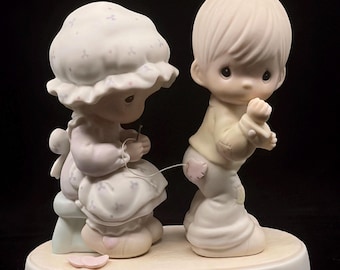Vintage Precious Moments 1987 Sew in Love Figurine #106844