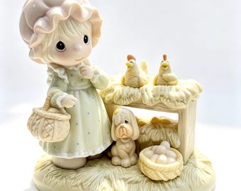 Precious Moments Figurine, It’s No Yolk When I Say I Love You, 1991 Enesco