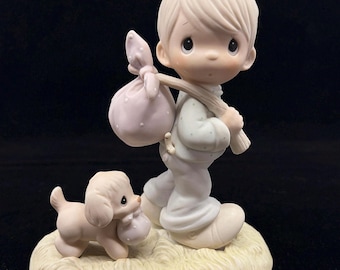 Vintage Precious Moments You Can’t Run Away From God Figurine #E-0525