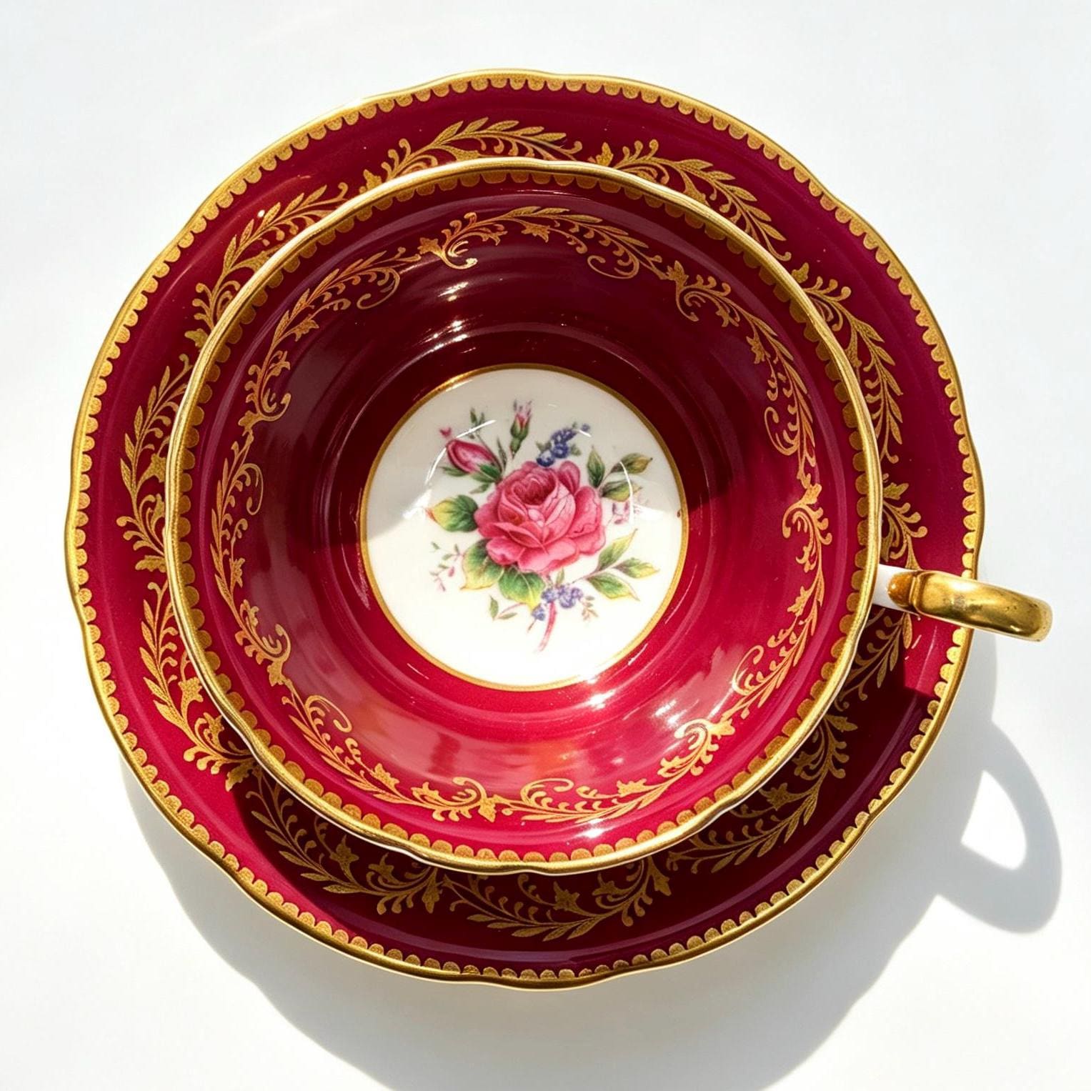 1950s red tea cup - Etsy 日本