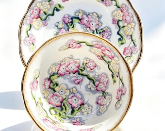 Vintage Royal Albert May Blossom Teacup and Saucer