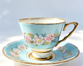 Vintage Royal Stafford Garland Teacup and Saucer